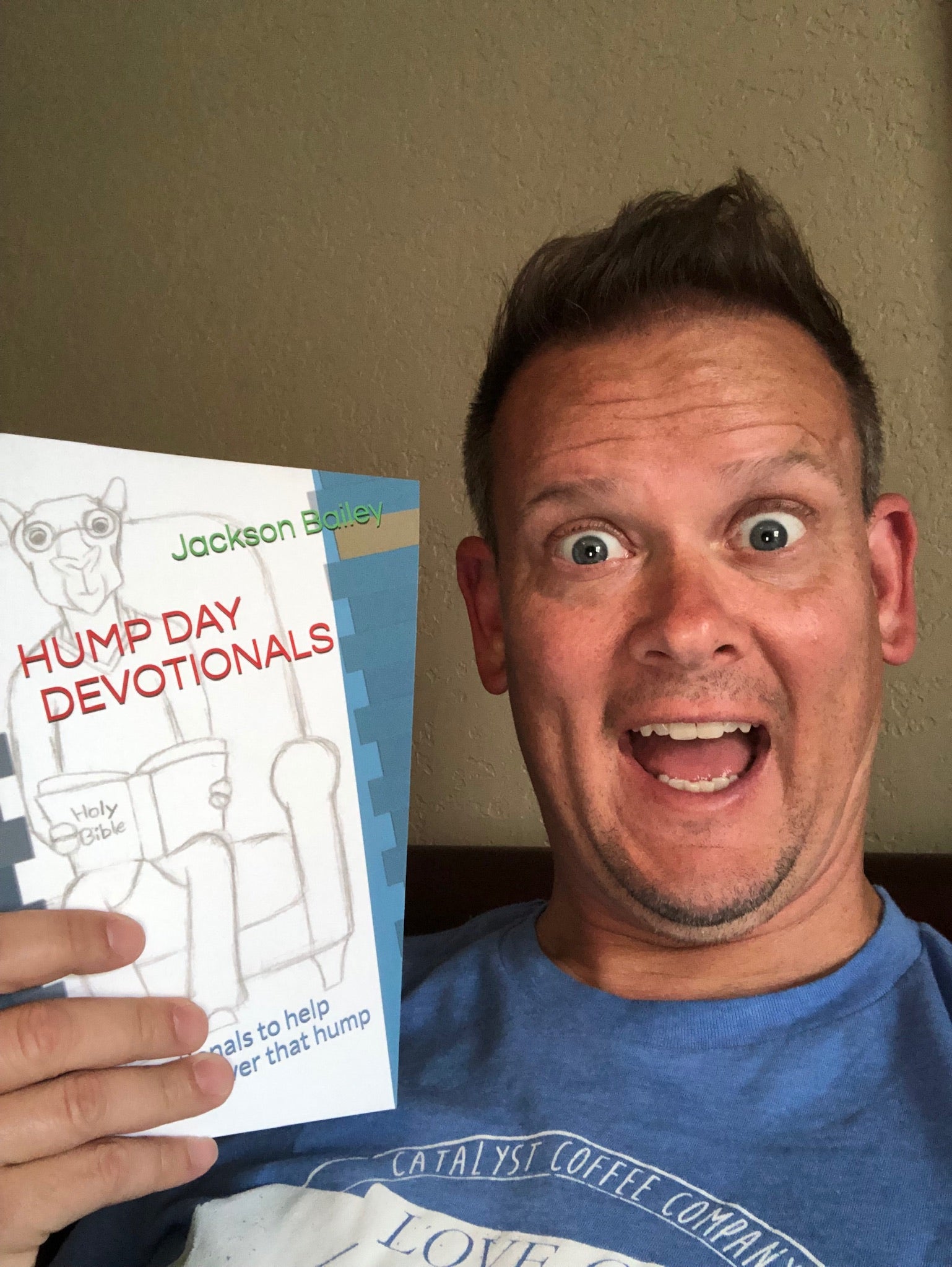 Jackson Bailey's new 332-page devotional book is full of 52 personal (and hilarious) stories to help you and your family "get over the hump" in your journey with Christ!